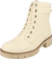 Jana Vegan Damen Schuhe H-Weite Winter Schnürboots 8-25263-43 Ivory