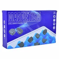 Schachspiel magnetisch mit Schwammschachbrett  25,5x15,9x5,3cm