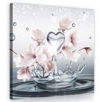 Leinwandbild Kunst-Druck 100x70 Bilder Blumen & Pflanzen Magnolie 