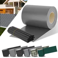 KESSER® PVC Sichtschutzstreifen Sichtschutz Rolle Doppelstabmatten Zaun Blickdicht | Wetterfest und Windschutz | Zaunfolie Sichtschutz Garten Gartenzaun