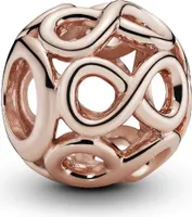 Pandora 781872 Charm Damen Offen Unendlichkeits-Symbol Zeichen Rosévergoldet