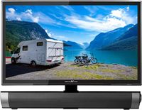 Reflexion_TV LDDW32iSB+ | Smart TV | DVD-Player | 32 Zoll | für Wohnmobile und Wohnwagen | 12V KFZ-Adapter | mit Soundbar | Full-HD Auflösung | HDMI, WLAN, Bluetooth | erschütterungsfest, schwarz