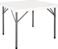 Bolero quadratischer Klapptisch weiß 86 x 86cn