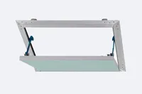 Revisionsklappe AluPlana® mit Gipskartoneinlage GKBI 12,5 mm und Fangsicherung 400 mm x 400 mm