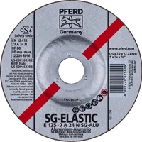 Schruppscheibe SG ALU D125xS7,2mm gekr.Alu.Bohr.22,23mm PFERD