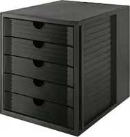 HAN KARMA zásuvkový box 5 zásuviek Puzdro: čierne