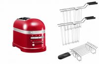 KitchenAid Paket 2, 2-Scheiben Toaster Artisan 5KMT2204, Farbe:Liebesapfelrot