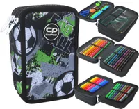 Coolpack Jumper 3 Fächer Federmäppchen mit Zubehör 3 let s gol