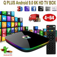Q Plus QBOX Q+ 4GB  64GB Amlogic Android 9.0 WIFI Smart TV BOX Xmas