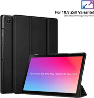Schutzhülle für Lenovo Tab M10 Plus / M10 FHD Plus 10.3 Cover Case Schutz Tablet Farbe: Schwarz