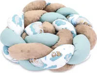 Kuschelkissen 150 cm Musselin Drachen flauschiges geflochtenes Zierkissen Dekokissen Kinderzimmer