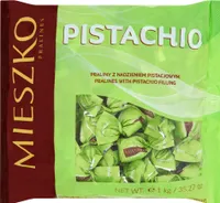 Czekoladki Mieszko z nadzieniem pistacjowym 1 kg