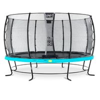 EXIT Elegant Trampolin ø427cm mit Economy Sicherheitsnetz - blau