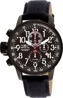 Invicta I-Force 1517 Herren uhr - Wasserdicht - Analog - Quarzuhrwerk - Edelstahl mit schwarzen zifferblat - 46mm