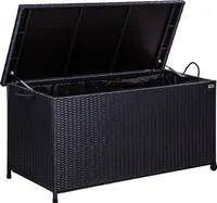 Polyrattan Auflagenbox 307 L Kissenbox Gartenbox Gartentruhe Aufbewahrungsbox