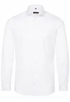 Eterna - Slim Fit - Bügelfreies Herren Langarm Hemd mit Haifisch-Kragen, (67cm) (8817 F182), Größe:39, Farbe:Weiß (00)