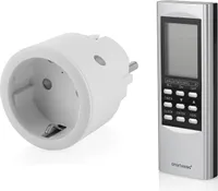SmartHome Funksteckdose innen - Set Zwischenstecker mit Timer Fernbedienung