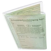 Etui Fahrzeugschein NEU Mappe KFZ Schein Ausweis- Dokumenten-  Kartenschutzhülle