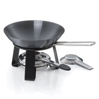 Kela Joy Mini Wok mit Rechaud Ø 18 cm schwarz