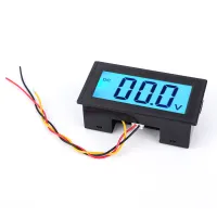 Voltmetr Měřič napětí Monitor napětí LCD Voltmetr Digitální voltmetr