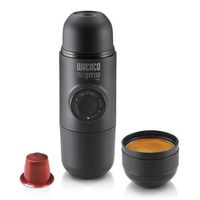 Wacaco Minipresso GR | Kaffeebereiter | Espressomaschine für unterwegs | Schwarz