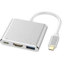 Type C USB 3.1 Auf USB-C HDMI 4K USB 3.0 HUB Kabel Digital AV Multi Port Adapter