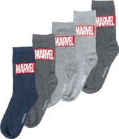 Marvel Socken für Herren - Logo Männer Sneaker Strümpfe 40-45 (5er Pack), Größe:40-45