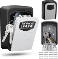 Kľúčový trezor so 4-miestnym číselným kódom kľúčový trezor pre domáce garáže školský náhradný kľúč od domu