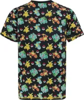 Pokemon - "Starters" T-Shirt für Jungen NS7430 (146-152) (Schwarz)