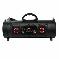M17 Drahtloser Bluetooth-Lautsprecher Lauter Basslautsprecher Stereoradio HIFI FM TF AUX，（Schwarz）