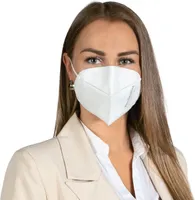 TechniSat TECHNIMASK FFP2, Bílá, Jednobarevný, Textil, Unisex, 20 kusů