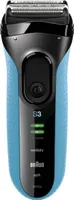 Braun Series 3 ProSkin 3045s Planžetový holicí strojek Zastřihovač Černá, Modrá