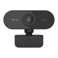 USB 1080P Web-Kamera mit Mikrofon Desktop-Laptop-Webcam fuer Live-Streaming-Aufnahme von Videoanrufen Unterstuetzung Autofokus Plug N Play