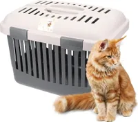 Transportbox Oben Öffnen Hunde Katzen Kleintier Transport Box Katzenbox Hundebox Open Top Stressfrei Dachöffnung