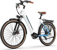 27.5' E-Fahrrad 14Ah Mittelmotor e Bike Shimano E-City Herren/Damen 25mph Hinterrad-Nabenmotor City E-Bikes & E-Hollandräder
