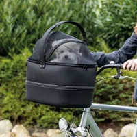 TRIXIE Fahrradkorb Vorne für Haustiere 41x47x29 cm Schwarz