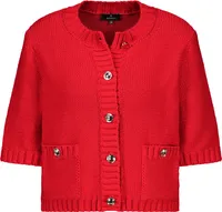 Strickjacke 306 red Größe 42
