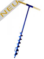 Sonderangebot Erdbohrer 50 mm 5 cm - 1m lang blau -