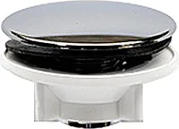 Hahnlochstopfen aus Kunststoff - CHROM-Optik / Stopfen für Lochbohrung / Blindstopfen