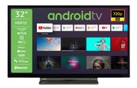 Toshiba 32WA3B63DA 32 Zoll Fernseher/Android TV (HD-Ready, HDR, LED, Smart-TV, Triple-Tuner, Bluetooth, WLAN, Google Play Store & Assistant) [2022]