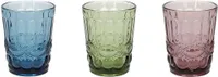 TOGNANA sada 3 sklenic na vodu Madame, vícebarevné, 230 ml. Objem