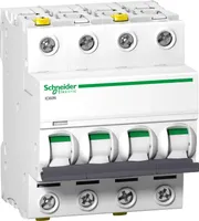 Schneider Electric Leitungsschutzschalter iC60N, 4P, 63A, B Charakteristik A9F03463