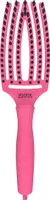 Olivia Garden FingerBrush Combo Medium Szczotka do włosów Hot Pink