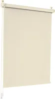 Sonello Verdunkelungsrollo Klemmfix ohne Bohren 80 x 150 Creme Verdunklungsrollo Fensterrollo Rollo Seitenzugrollo Klemmrollo für Fenster & Tür