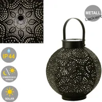 LED Solar Laterne TUNIS schwarz