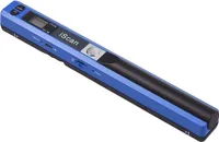 iScan Tragbarer Scanner Mini-Hand-Dokumentenscanner A4-Buchscanner JPG- und PDF-Format 300/600/900 Bewegungsgeschwindigkeit, Blau