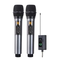 INF Sprachmikrofon, Konferenzmikrofon, Karaoke-Mikrofon, englische Version Schwarz