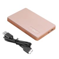 Typ-C-USB 3.1 2,5 Zoll SATA Festplatten-Antriebsfall externe SSD HDD-Gehäusebox-Golden