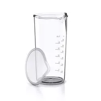 Glas Messbecher mit Ausguss - 50ml, 125ml