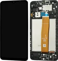 Samsung Galaxy A12 A125F | Komplettes LCD Display | Reparatur Set | Ersatzteil | Bildschirm Einheit mit Rahmen